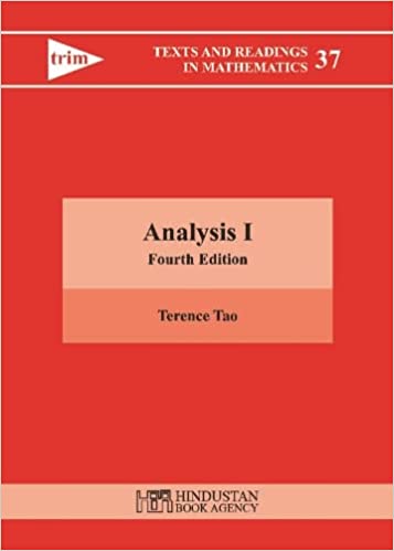 Cover of: Analysis I (T. Tao)