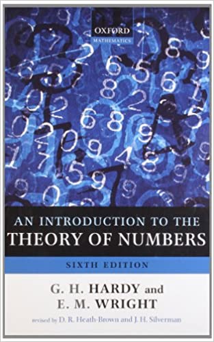 Copertina di: An Introduction to the Theory of Numbers (G. H. Hardy, E. M. Wright)