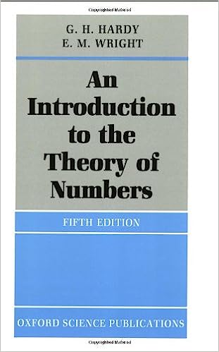 Cover of: An Introduction to the Theory of Numbers (G. H. Hardy, E. M. Wright)